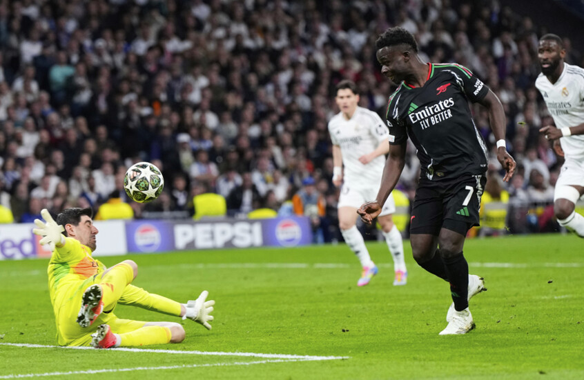 Arsenal knocks Real Madrid out of the Champions League
